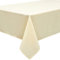 Qualitäts Tischdecke Textil Eckig 140 x 180 cm, Farbe wählbar (140 x 240cm, Crème)