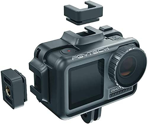 Hensych for PGYTECH Camera Cage for OSMO Action, Cage Protective Shell Housing Case Cover Frame for OSMO Action Camera