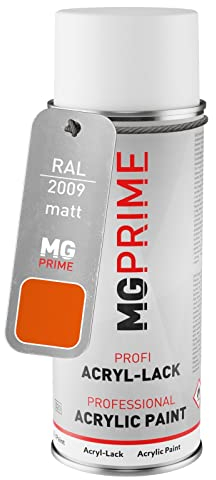 MG PRIME RAL 2009 Orangé signalisation/Traffic orange Bombe aérosol 400 ml mat séchage rapide