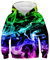 Goodstoworld Halloween Pullover Mädchen Pulli Jungen Hoodie Sweatshirt Kinder Kapuzenshirt Farbiger Rauch Kinder Pulli Kapuzenshirt Hoodies 9-11 Jahre