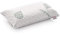 Textilhome - Almohada Viaje Viscoelástica - 43x24 cm - Tejido Ecológico Aloe Vera, núcleo de Visco Puro 100% Natural - Incluye Petate Enrollable.