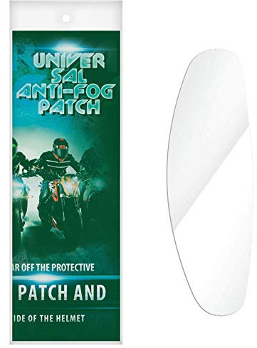 Auzkong 11.4''x3.7'' Motorcycle Helmet Visor Universal Anti Fog Film Clear Lens Film Helmet Shield Insert Film