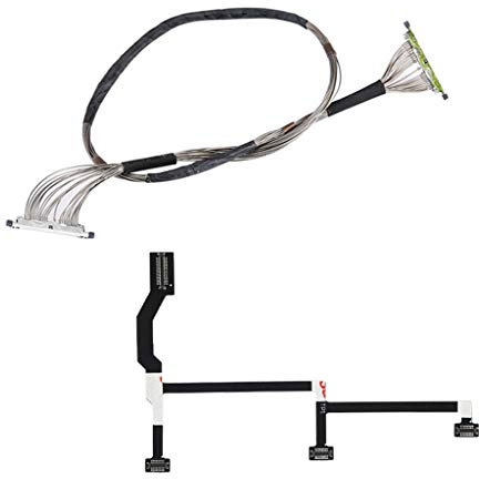 chenpaif 1Set Flex Flat Cable Flex Gimbal Flexible PTZ Signal Transmission Cable and Shock-Proof Vibration Absorbing Board for DJI Mavic Pro Drone Accessories Repair Parts