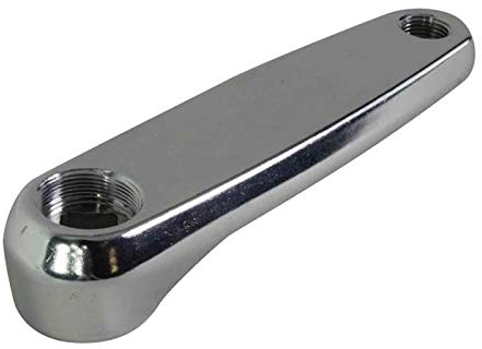 QU-AX Kurbel Einrad Aluminium links 125 mm