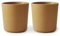 mushie Juego de 2 Tazas para Bebés | Fabricado en Dinamarca | Vasos Resistentes al Lavavajillas y al Microondas | Accesorios Seguros y Durables para Niños Pequeños y Niñas | Mustard