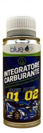 blue Integratore Alimentazione Benzina. Additivo per Motori Racing, stradali e per Veicoli e Moto d'Epoca. Aumenta Prestazioni