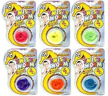 Schnooridoo 8 x Magic Worm magischer Wurm Zauberwurm Zaubern Kindergeburtstag Give Away Tombola