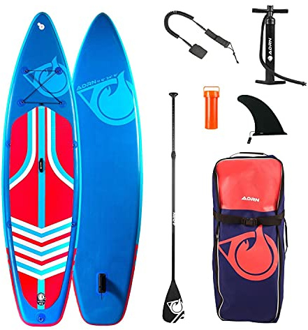 Paddle Gonflable - Stand up Paddle avec dérive centrale, support caméra, pompe double action, pagaie et sac de transport -choix taille : 8’-244cm●9'-274cm●9'8-299cm●10'2/310cm●10'6-320cm●10'8-325cm●11’6-350cm