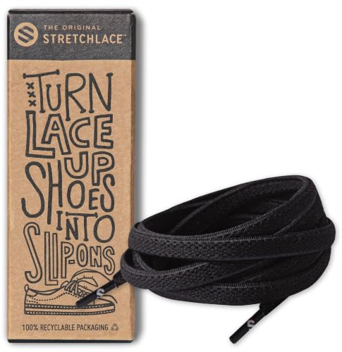 THE ORIGINAL STRETCHLACE | Elastic Shoe Laces | As Seen on Shark Tank | Flat Stretch Shoelaces