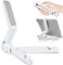 VOVIGGOL Soporte Tablet Ajustable, Portátil Soporte para Tablet iPad, Samsung Galaxy y Kindle Fire, Soporte iPad Mesa Tablet Stand Soporte Teléfono Escritorio para iPhone (Blanco)