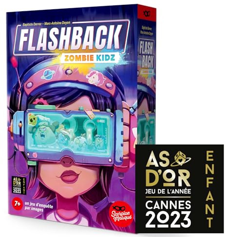 Flashback Zombie Kidz – Ermittlungsspiel – Beobachtung – in der Familie ab 7 Jahren – Goldenes Ass – Kinderspiel 2023