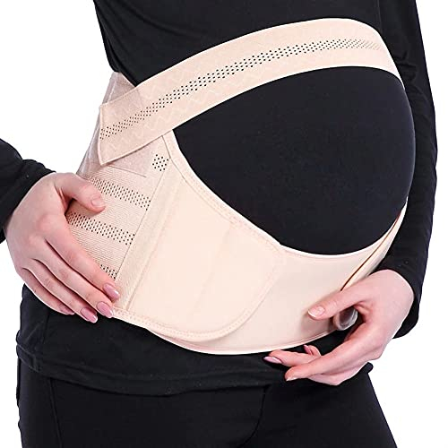 Samnuerly Schwangere Frauen Gürtel Mutterschaft Bauchgurt Taillenpflege Bauchstütze Bauchband Rückenstütze Schwangerschaftsschutz (Color : XL)