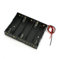 Graootoly Lot de 5 boîtiers de rangement pour piles AA 1,5 V Noir