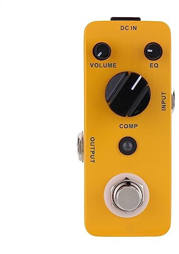 Classic Optical Compressor Guitar Effect Pedal True Bypass Full Metal Shell Guitar Accessories Professional Guitar Effects