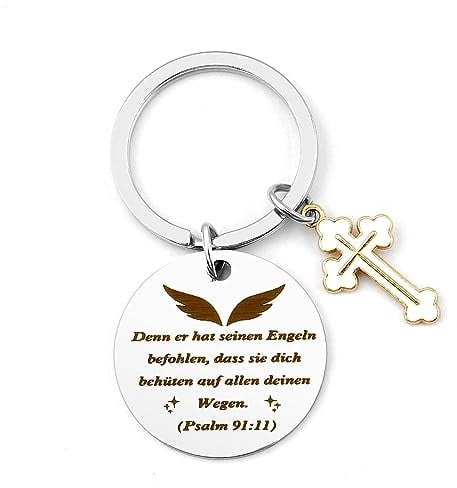 Piglagogo Schlüsselanhänger Christlich Christliche Geschenke Schlüsselanhänger Für pate Dankeschön Geschenke Männer Geschenke Für frauen Beste Freundin Geschenke Einzugsgeschenke Wohnung Bibelzitat