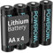 POWEROWL AA Lithium Batteries, 1.5V Double A Battery (Pack of 4)-Not Rechargeable
