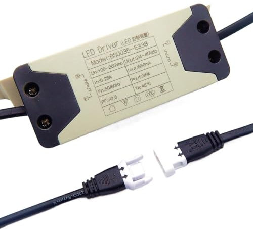 1 Stück LED-Treiberleistung COB-Deckeneinbauleuchte Konstantstrom-Vorschaltgerät 36V Lampenperlen-Schienenlicht 30W35W (Color : 35W 24-40V-850MA)