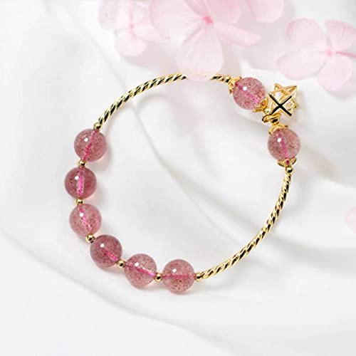 ONDIAN S925-Stern-Armband, Damen- und Erdbeer-Kristall-Kristall-Armband, Schmuck, S925-Armband