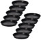 Garronda Platos para Macetas de Producción Redondas GD-0026 (10 Piezas Negro, ⌀ 45 cm H 5,6 cm)