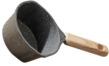 LABRIMP Pot Butter Indoor Kit Iron Sauce Wok Saucepan Pour Oil Wok Pour Oil Pan Pour Oil Small Wok Kitchen Sauce Pan Milk Warm Pan Small Pan with Handle Aluminum Alloy Metal Suite
