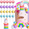 JeVenis Magical Unicorn Cake Topper & Party Favors - Rainbow Birthday Decoration for Girl