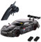 Dodoore Ferngesteuertes Auto 40 km/h RC Auto Drift 1/14 4WD 2,4 GHz 30 Minuten Spielspaß RTR Stufenlose Geschwindigkeit LED-Leuchten Auswechselbare Drift-Rennreifen Kindergeschenke Schwarz 2 Batterien