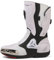 Zeozoom Stivali da equitazione da moto in pelle da uomo e da donna antiscivolo da corsa, bianco, 41/42 EU