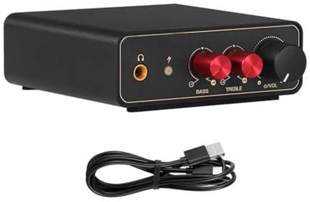 Jrpzcv Mini MM/Phono Stage RIAA Preamp for LP Vinyl Turntables/Record Players with 3.5mm Headphone Out