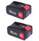 JIUQIBA978 Deux x 18V 5Ah 90Wh Batterie Lithium-ION de Rechange Compatible avec PBA 18V Home & Garden Tools System, adapté pour PBA Tools