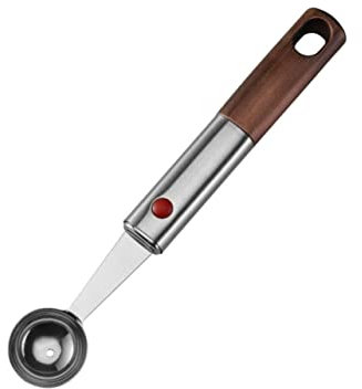PRETYZOOM Pala Para Balones De Fruta De Acero Inoxidable Cuchara Para Hacer Bolitas De Melón Para Postres De Verano Utensilios De Cocina
