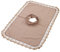 Massage Face Cradle Cover, Massage Table Face Cradle Massage Headrest For Bed Sheet Massage Bed Coverlet with Hole Spa Massage Table Head Cover For Beauty Shop (Light Tan)