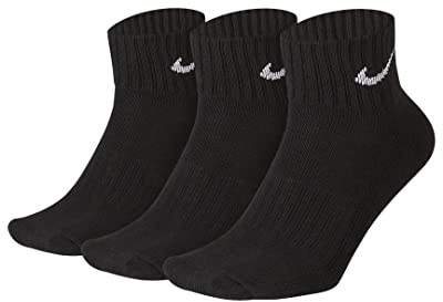 NIKE Sport Socken Pack Strümpfe SX7667, Größe:M = 38-42, Farbe:010 Black White - Schwarz Weiß