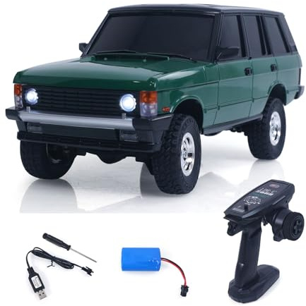 TOUCAN RC HOBBY 1/18 4WD RC Offroad-SUV-Modell 2,4 GHz RTR 280 bürstenloser Motor 9G-Servo Leichtbau-Proportionalsteuerung Rock Crawling Geburtstags LD18401 Grün Auf Lager
