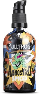 Bullfrog - Agnostico On The Rocks Multifunktionaler Bartbalsam Limited Edition Artist 100ml - Pflegt und Hydratisiert den Bart - Schützt vor Irritationen - Noten von Anis, Leder, Tabak und Bay Rum