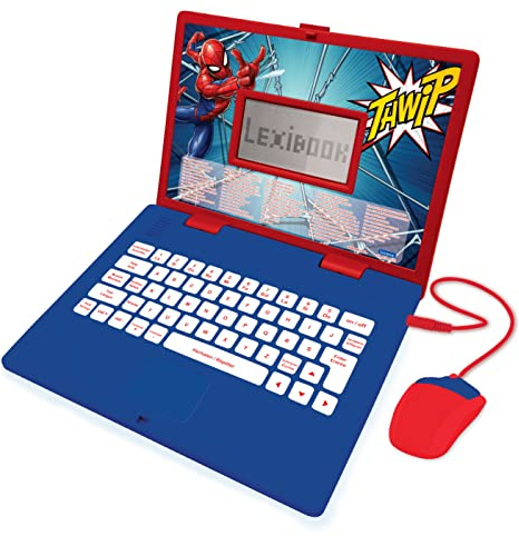Lexibook, Spider-Man Ordinateur Éducatif, JC598SPi10LXB