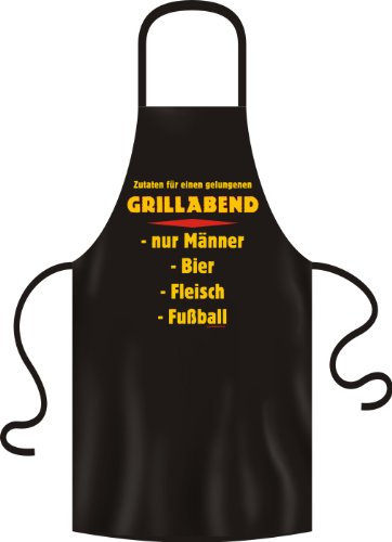 Grillschürze Original Rahmenlos ® Grillabend nur Männer