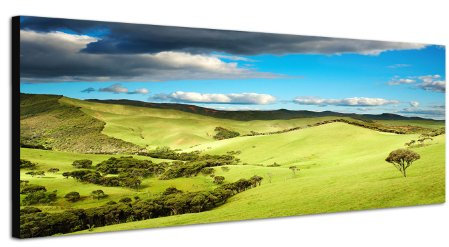 Augenblicke Wandbilder Keilrahmenbild Wandbild 150x50cm Neuseeland Landschaft Natur