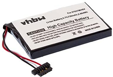 vhbw Akku Ersatz für Becker 07837MHSV, 338937010150, S30 für GPS Navigation Navi (720mAh, 3,7V, Li-Ion)