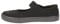 Clarks Girl's Hopper Go Ballet School Shoes, Black Fabric, 11 UK Child