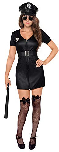DEGUISE TOI Sexy Cop - Polizistin Kostüm für Damen - Schwarz