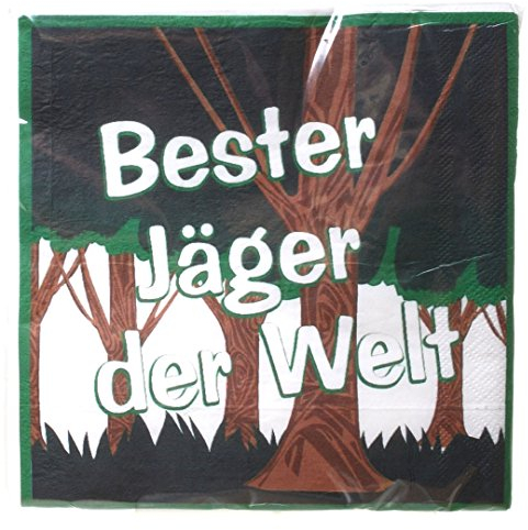 Udo Schmidt 20 Servietten Jäger der Welt (STK.0,15€) 33x33cm Jagdpapier Party US284