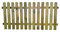 ITALFROM - Staccionata in Legno per Giardino (180x80) Recinzione Giardino Esterno, Divisorio Separe Steccato in Legno di Pino, Materiale Solido e Robusto Impregnato in Autoclave, si può Dipingere