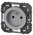 Legrand 600437 Prise de courant 2P+T à puits dooxie 16A finition alu
