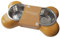 Hing Designs The Bone Gamelle avec Double Bol pour Chien