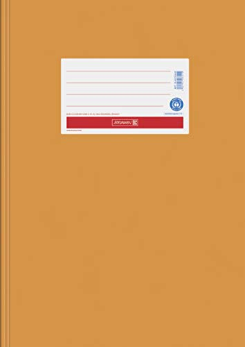 Baier & Schneider BRUNNEN Hefthülle aus Papier (1 Stück A4, Orange)