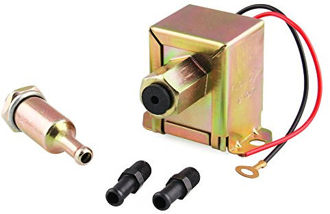 12 Volt 2.5-4PSI Universal Fuel Pump Electric Inline Low Pressure Gas Diesel