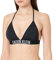 Calvin Klein Top Bikini a Triangolo Donna Imbottito, Nero (PVH Black), L