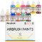 MEEDEN Airbrush Paints - 12 Colours Airbrush Paint Set (30 ml/3 fl.oz) - Beginner Grade Water-Based Air Brush Paints