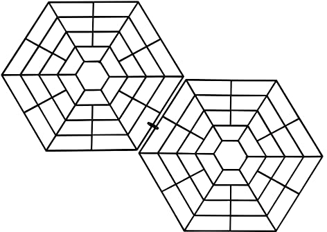 UPP Teich-Schutzgitter schwimmend | Teichschutzgitter zur Vogelabwehr, Katzenabwehr & Reiherabwehr | Perfekter Teichschutz für Fische | Teich-Gitter jederzeit flexibel erweiterbar [60 STK.]