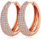 Ohrringe Gold Creolen Damen Ohrringe Silber 925 Creolen Damen Gross Echt Rosa Gold Creolens Silber 925 20mm